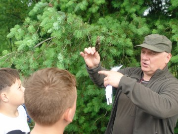 Szkolenie z rozpoznawania liści w Przedborskim Parku Krajobrazowym, 
