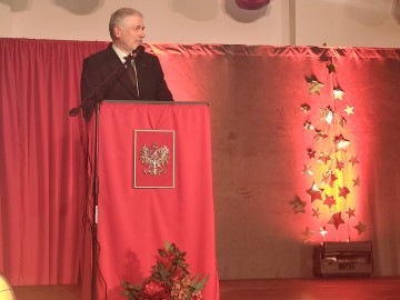 Uroczystość otwarcia nowej części Szkoły Podstawowej w Lipinach w Gminie Nowosolna, 