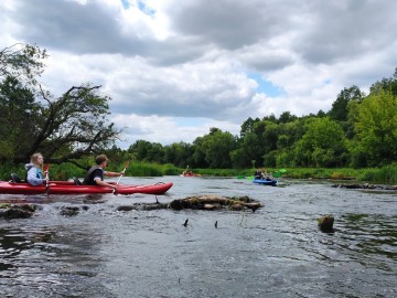 Zakończenie roku szkolnego w kajaku na Warcie, 