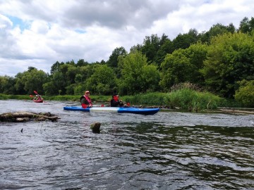 Zakończenie roku szkolnego w kajaku na Warcie, 
