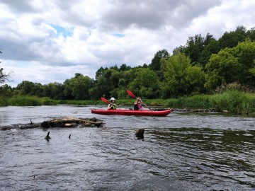Zakończenie roku szkolnego w kajaku na Warcie, 