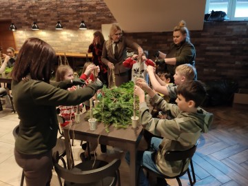 Warsztaty Bożonarodzeniowe w SP Burzenin 2025, 